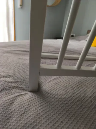 Barandilla Cama Infantil Madera Blanca