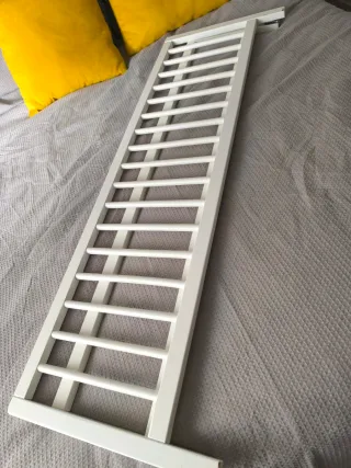 Barandilla Cama Infantil Madera Blanca