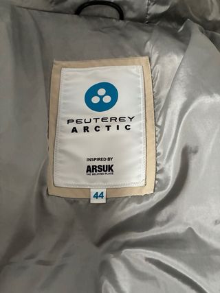 Plumífero Peuterey Beige y Negro