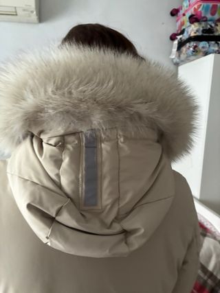 Plumífero Peuterey Beige y Negro