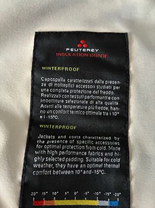 Plumífero Peuterey Beige y Negro