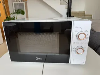 Microondas con grill  Midea Blanco y Dorado