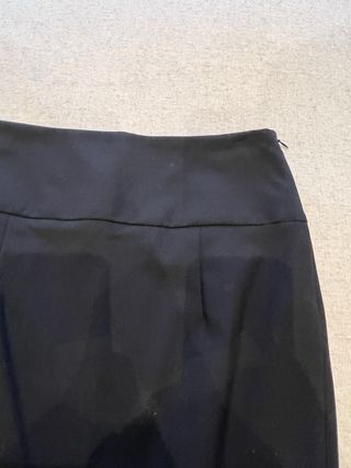 Falda tubo midi Zara negra Talla XS