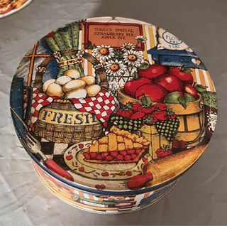 2 Scatole di Lattine Decorate