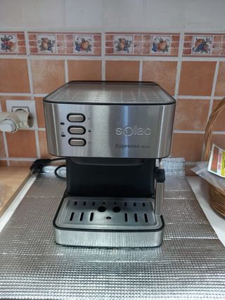 Cafetera Solac Espresso 20 bar