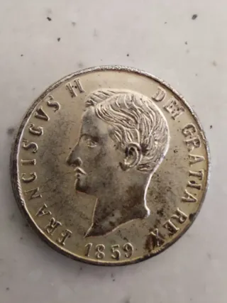 Moneta Due Sicilie 120 grani 1859