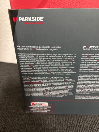 Parkside 20V Atornilladora de Impacto