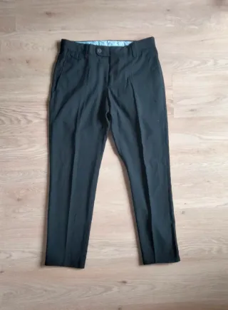 Traje Negro Mango Hombre