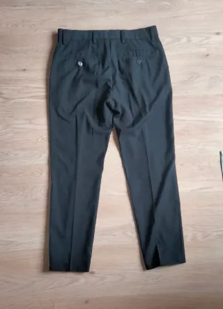 Traje Negro Mango Hombre