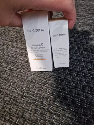 Dr. C. Tuna Vitamin C Glow Serum y Eye Balm