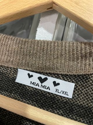 Vestido punto cebra T.XL NUEVO