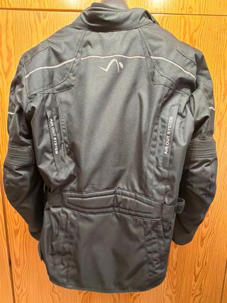 Chaqueta Moto Negra con Protecciones