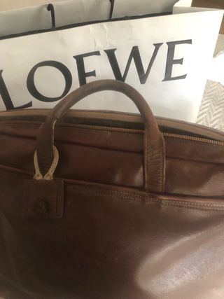 Maletín de piel Loewe