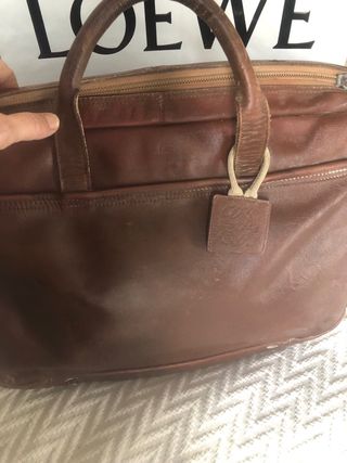 Maletín de piel Loewe