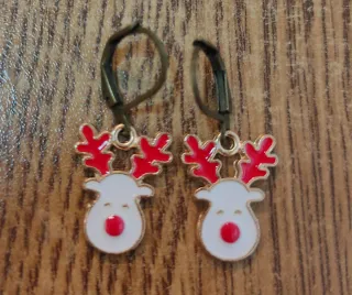 Pendientes Navideños Hechos a Mano