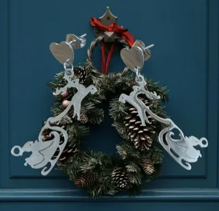 Pendientes Navideños Hechos a Mano