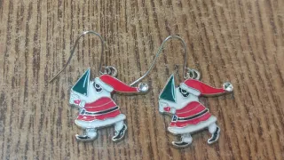 Pendientes Navideños Hechos a Mano