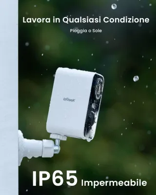 ieGeek Cámara Wi-Fi 2K para Interior/Exterior