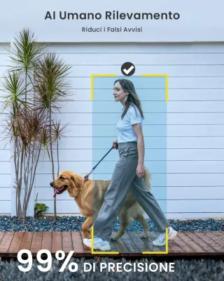 ieGeek Cámara Wi-Fi 2K para Interior/Exterior