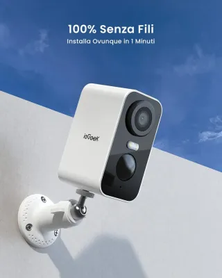 ieGeek Cámara Wi-Fi 2K para Interior/Exterior