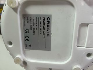 Freidora de aire CREATE blanca