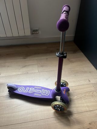 Patinete infantil Micro 3 ruedas morado