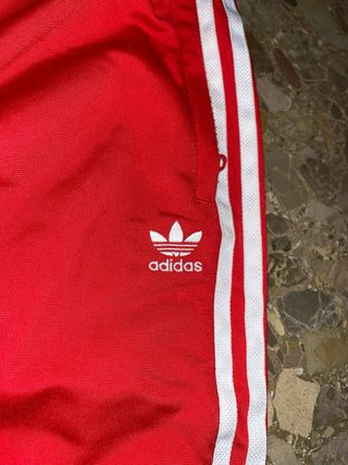 Pantalón Adidas Rojo Original