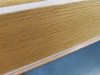 2 Puertas Dobles Roble y Vidrio