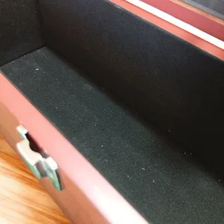 Portagioie vintage Jaguar legno 37x11 cm