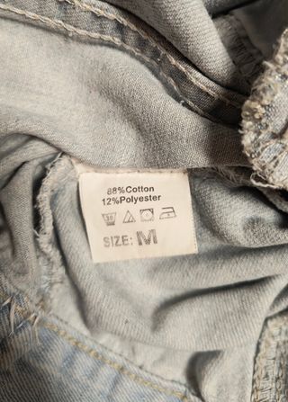 Giubbino jeans donna lungo taglia M