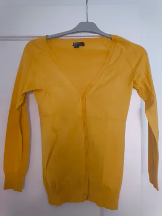 Rebeca amarilla Blanco Talla S