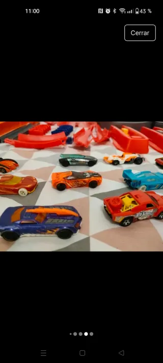 Pista Hot Wheels y Coches