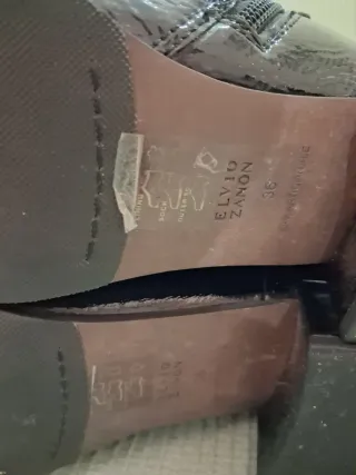 Stivaletti Elvio Zanon n.36 vernice nera