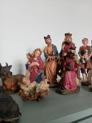 Belén figuras resina