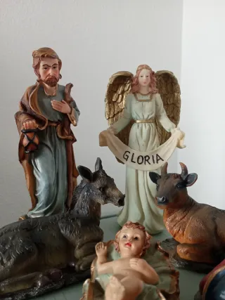 Belén figuras resina