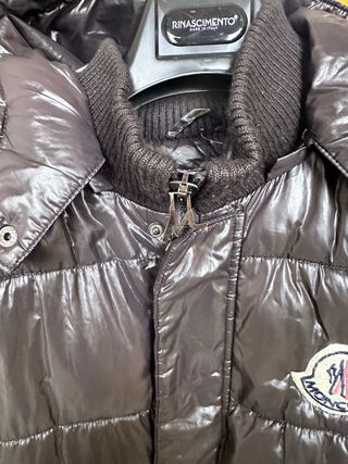 Moncler Gilet Piumino Cappuccio Nero Taglia XL