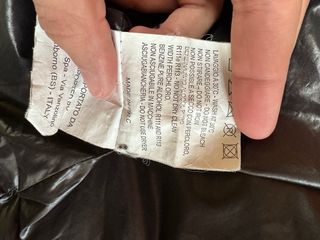 Moncler Gilet Piumino Cappuccio Nero Taglia XL