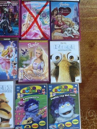 Lote Películas DVD Infantil y Familiar