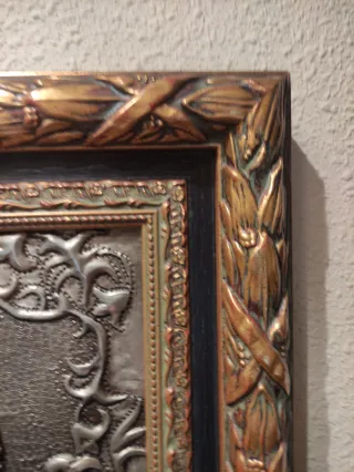 Icono religioso Virgen María y Niño Jesús