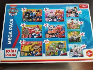 Puzzle Patrulla Canina Mega Pack 10 en 1