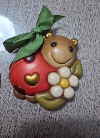 Thun Formella Coccinella e Fiore