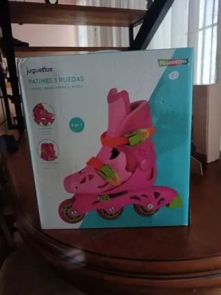 Patines Juguettos 3 Ruedas Rosa 3+