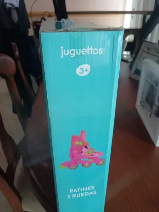 Patines Juguettos 3 Ruedas Rosa 3+