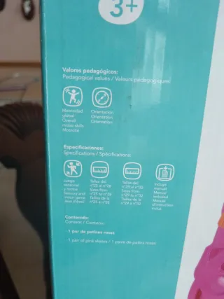 Patines Juguettos 3 Ruedas Rosa 3+