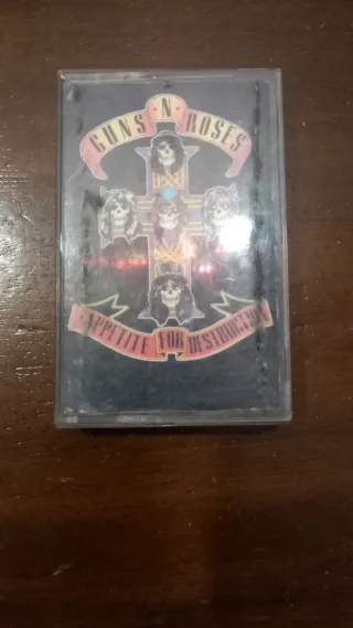 Cassetta Guns N' Roses Appetite for Destruction
