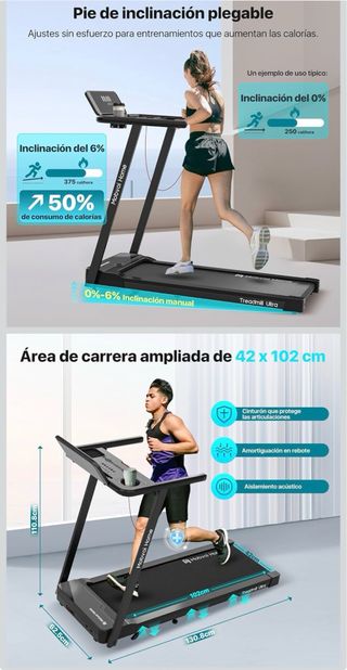 Cinta de correr plegable Mobvoi Home