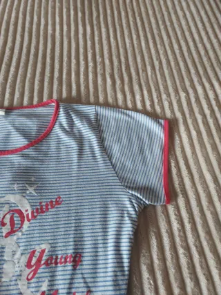 Pijama corto chica talla G. Algodón.