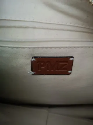 Bolso Paco Martinez beige y marrón.