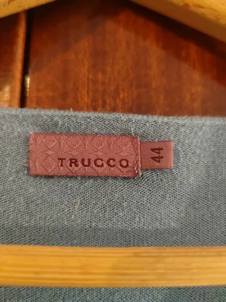 Blusa tipo jersey azul de Trucco