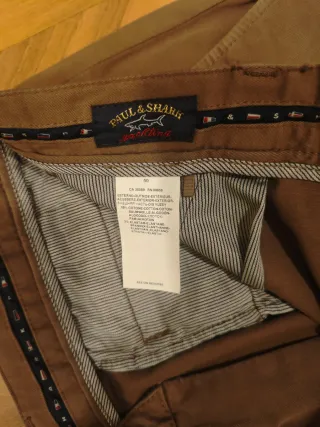 Pantalón marron marca Paul &amp; Shark talla XL